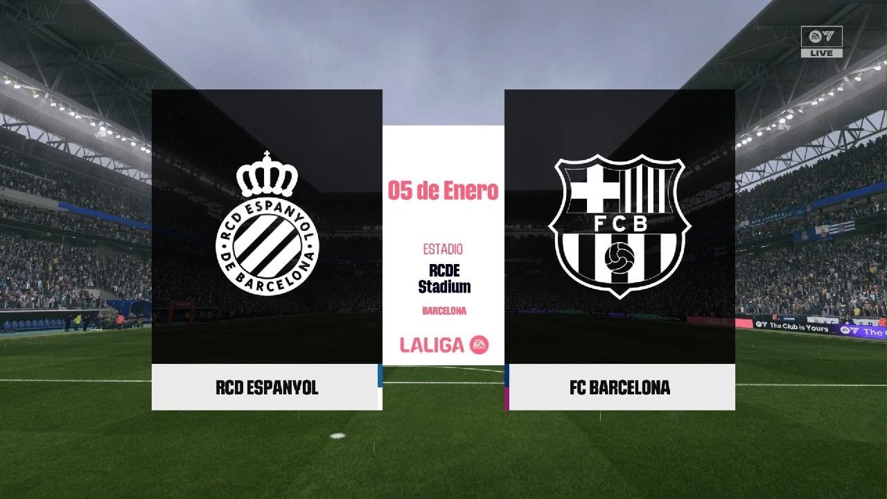 EA SPORTS FC 26 - LaLiga | Español vs Barcelona | Partido rápido
