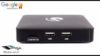 Nintai Ematic Pro X Android TV box Officiële AndroidTV Netflix in 4K Chromecast.