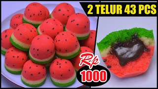 BAKPIA SEMANGKA KUKUS  2 TELUR JADI 43 PCS 🍉🍉🍉