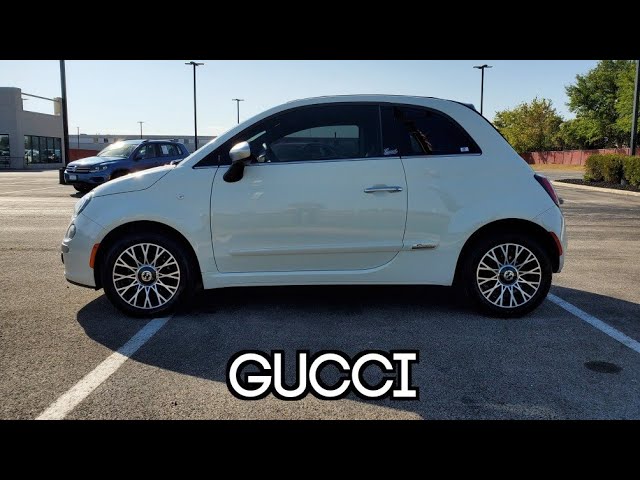 2013 Fiat 500C Lounge Cabrio GUCCI EDITION interior quality check 