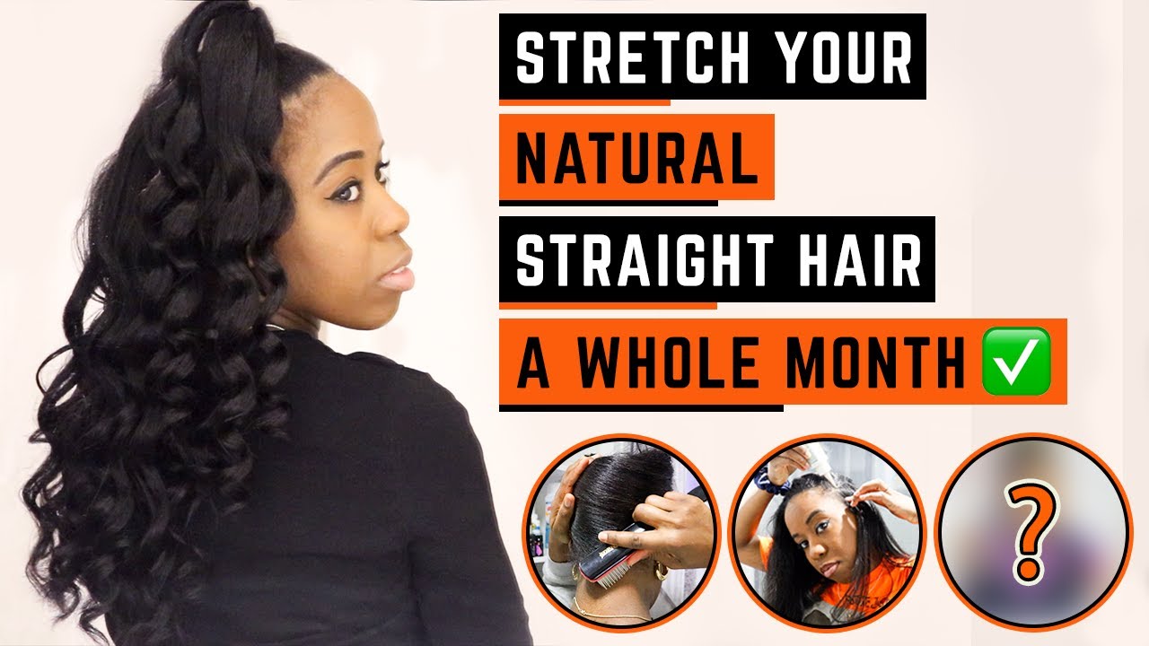 HOW TO Keep Natural Hair Straight For 1 MONTH YouTube how-to-keep-natural-hair-straight-for-1-month-youtube