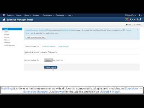 RSForm!Pro Form in Content article