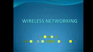 EC404 Wireless networks Module 6 Part 2