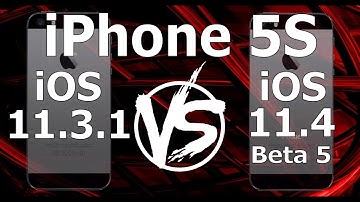 iPhone 5S : iOS 11.4 Beta 5 vs iOS 11.3.1 Speed Test Build 15F5077a