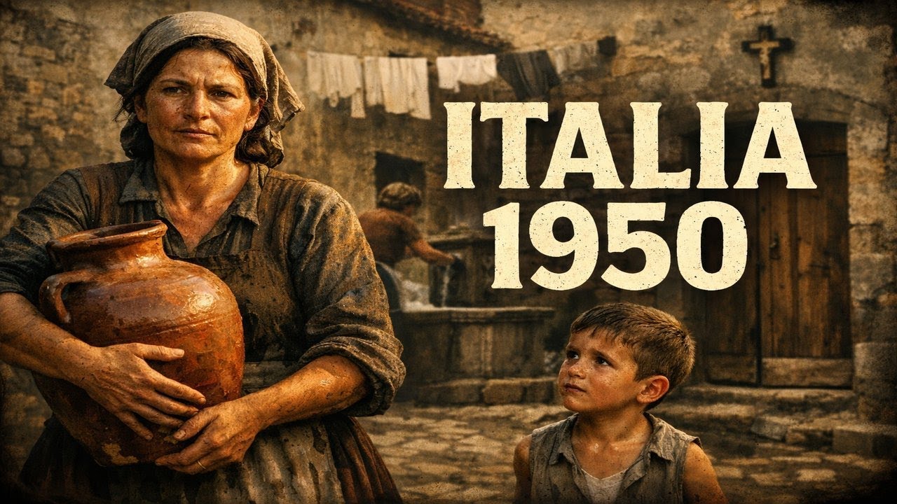 COSÌ ERANO le CASE di PAESE nel 1950 in ITALIA | 1 su 10 SENZA ACQUA CORRENTE