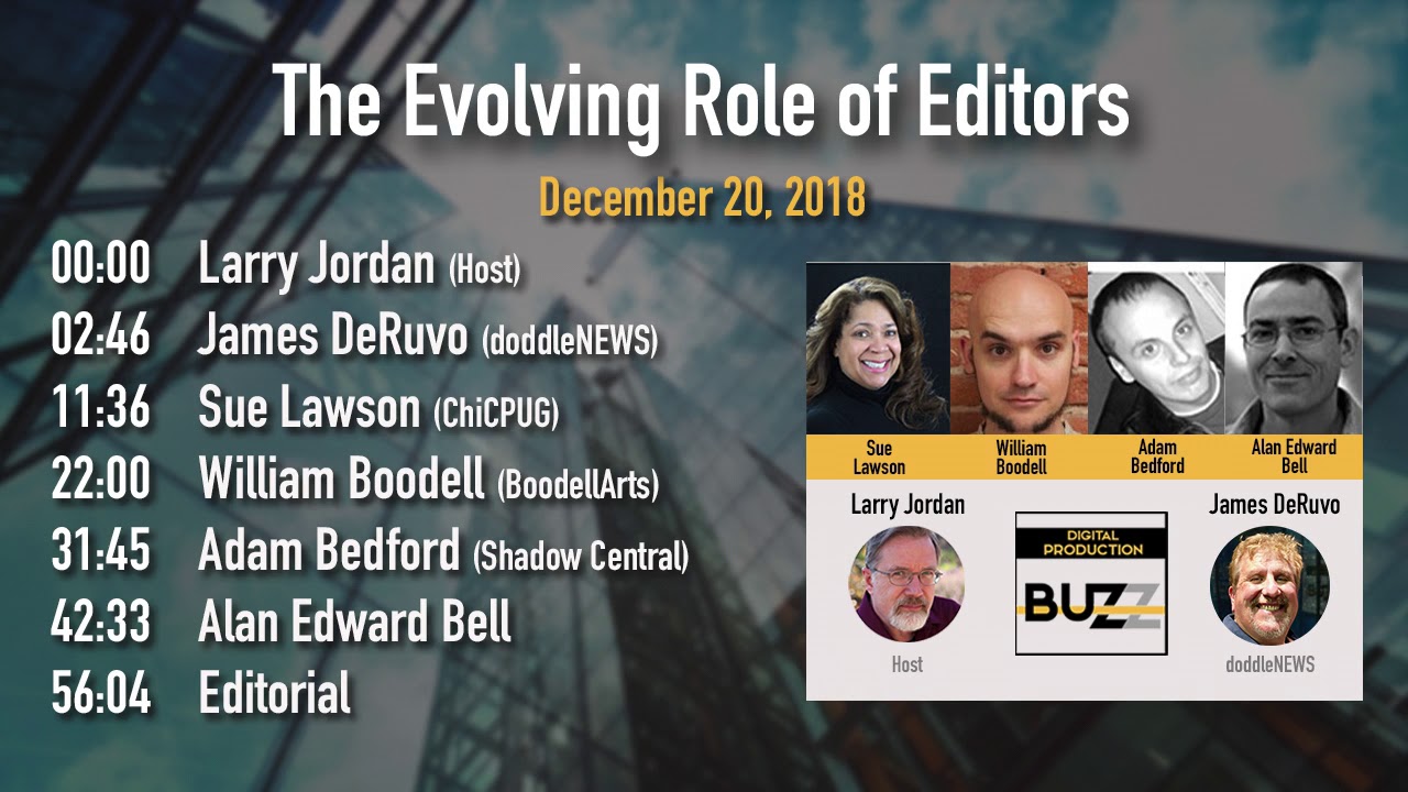 Digital Production Buzz - The Evolving Role of Editors