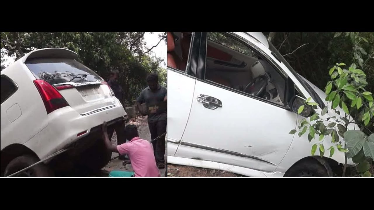 கொடைக்கானலில் பெருமாள்மலை அருகே Kerala சுற்றுலாவாகனம் 100 அடி பள்ளத்தில் கவிழ்ந்து 8 பேர் காயம்