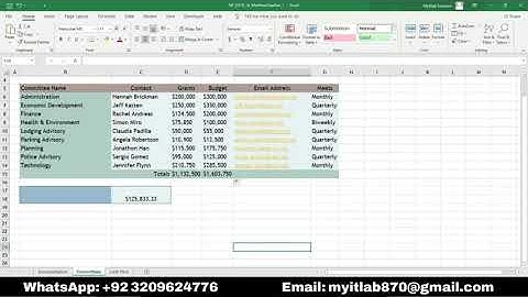 Excel Module 1 SAM Project B City of New Monroe | Excel Module 1 SAM Project 1b