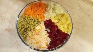 I love this Russian salad! Beets, potatoes and carrots! I cook every day!🥕🧅🥗 screenshot 5