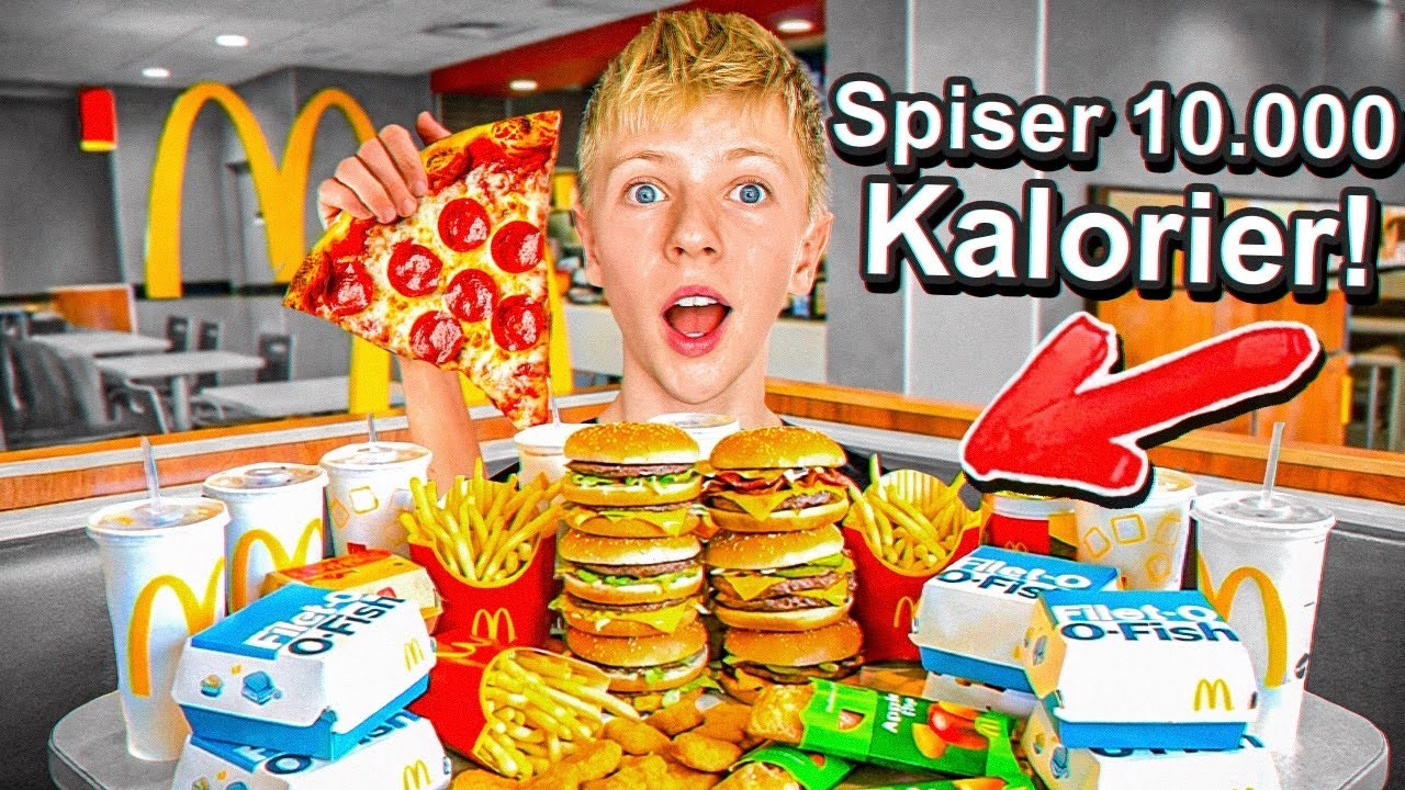 Spiser 10.000 Kalorier På Strøget