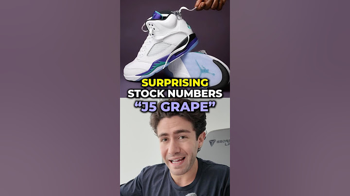 Stock numbers for the Grape Jordan 5 #sneakers #nike #jordans