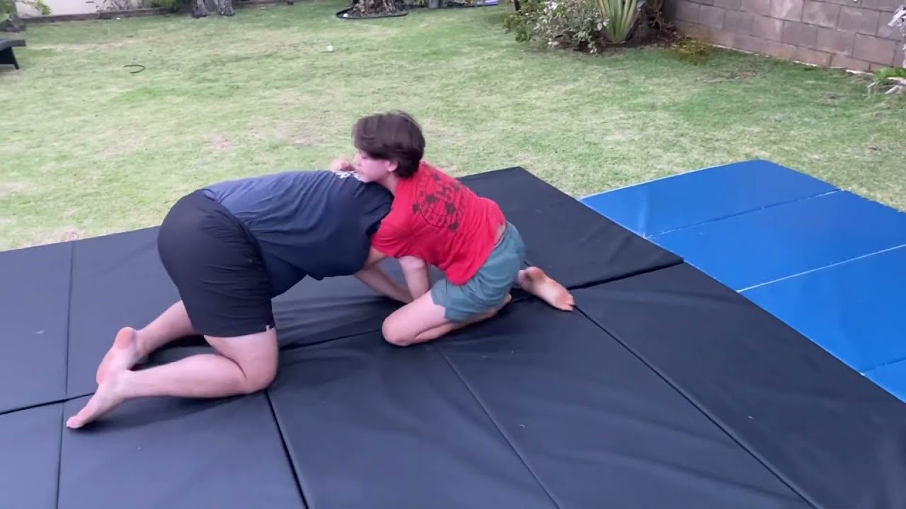 "13-Year-Old Taps Out a Man Twice His Size! | Andrew Tackett vs. Renato Canuto Recreation  
