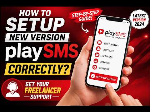 How To Setup New Version playSMS Correctly? Get Your Freelancer Support