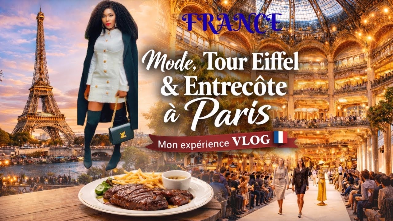 Mode, Tour Eiffel & entrecôte à Paris 🇫🇷 | Ma magnifique expérience dans la ville lumière