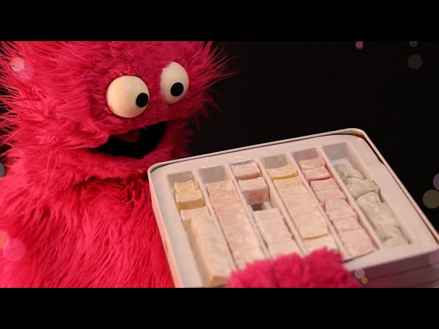 ASMR Trying GOURMET Turkish Delight Candy - Whispered