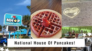 Trying out the National House Of Pancakes in beautiful Myrtle Beach!