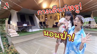 กางเต็นท์สุดหรู! นอนป่า ขับรถลุยทางโหด! | Defender Glamping Experience | แม่ปูเป้ เฌอแตม Tam Story