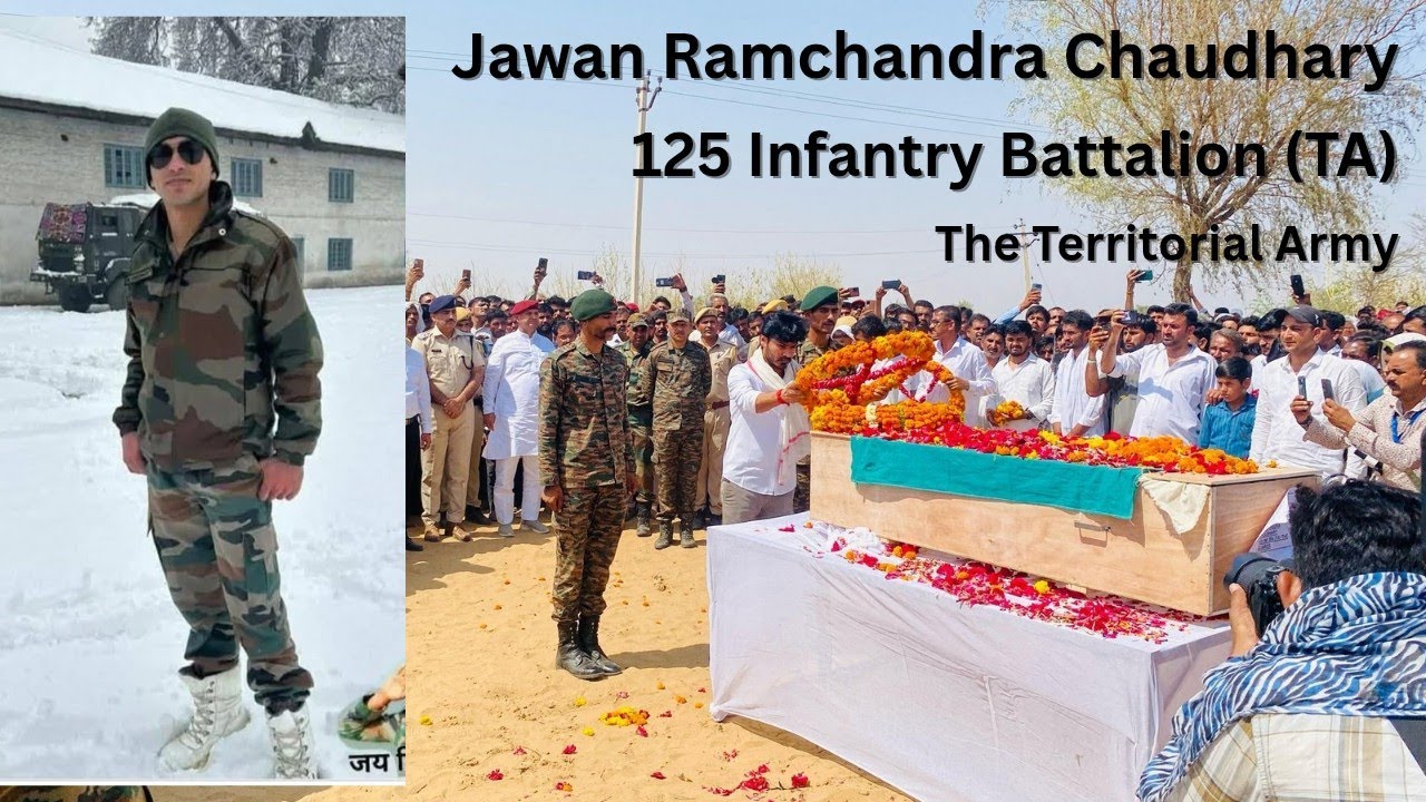 A Story of Territorial Army Jawan Ramchandra Chaudhary 💐🇮🇳|125 Infantry Battalion| Rajasthan Phalodi