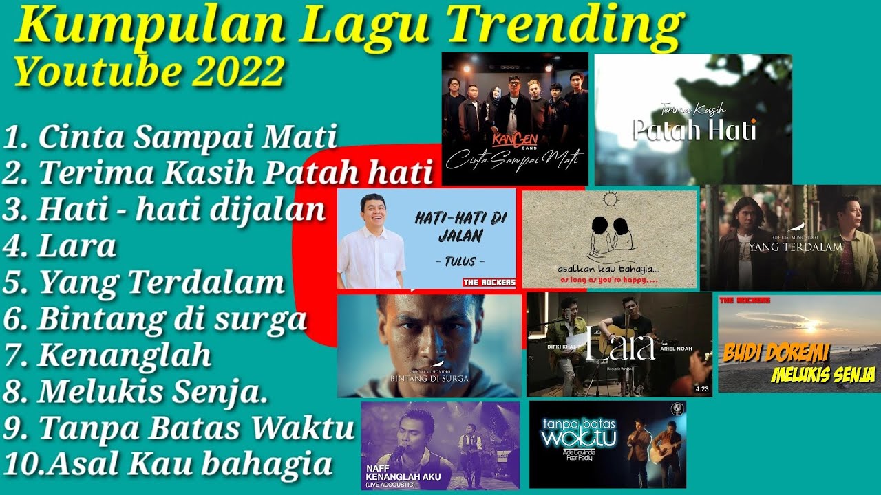 Kangen Band - Noah - Tulus - Naff - Dll full Album - Trending musik di Youtube 2022