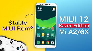MIUI 12 Razer Edition for Mi A2 & Mi 6X | Android 10 | Stable MIUI Rom for Xiaomi Mi A2?🔥