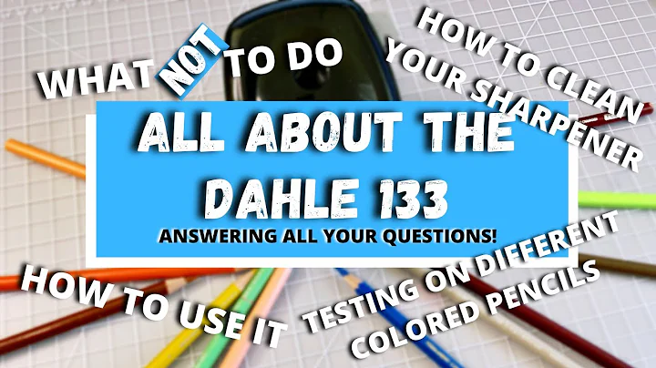 ALL ABOUT THE DAHLE 133 | Testing on Different Sha...