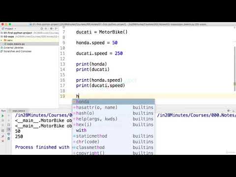 (Learn Programming With Python) 83-Step 05-Create Motor Bike Python Class and a couple of objects