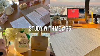 REAL TIME | 1 hour | study/work with me #36 | calm music ♡