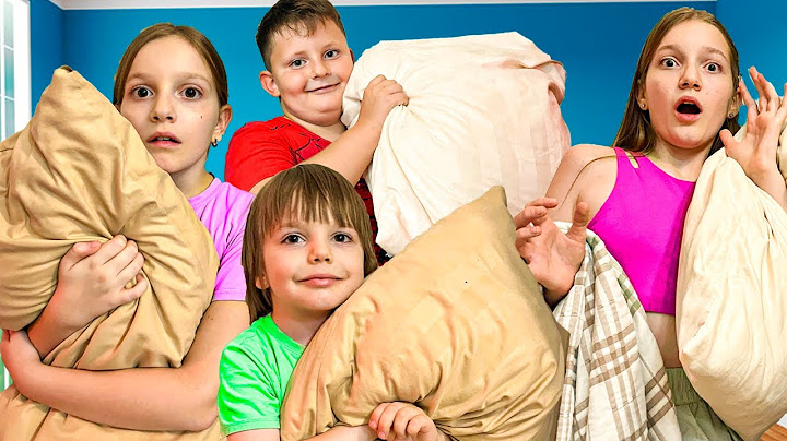 😴 Am RĂMAS peste NOAPTE ⛺ Petrecere in PIJAMALE 🛌