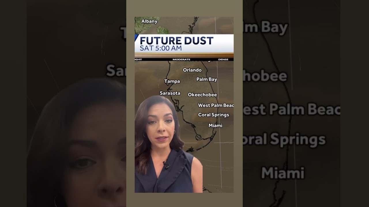 Saharan dust lingering this weekend across South Florida. Vanessa Vinent has your forecast