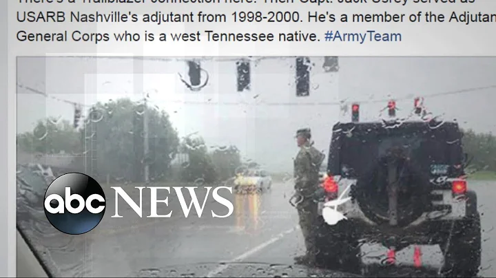 Photo of soldier who saluted funeral procession goes viral - DayDayNews