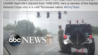 Photo of soldier who saluted funeral procession goes viral