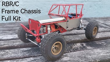 RBR/C Frame Chassis - Full Kit with Custom Wheels & WPL tyres 1/14 1/16 Rock Bouncer #wpl #rbrc