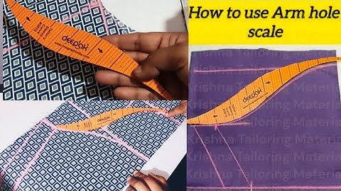 Armhole sleeve curve scale | how to use armhole scale