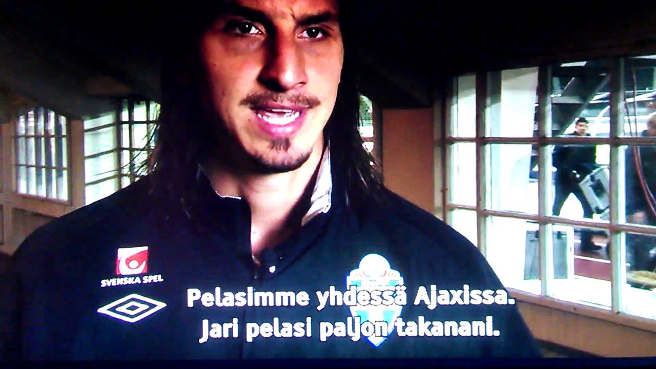 Zlatan Ibrahimovic on JARI LITMANEN