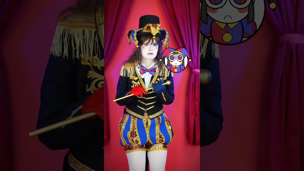 Making/styling ringmaster Pomni’s cosplay! 🎪💫 #theamazingdigitalcircus