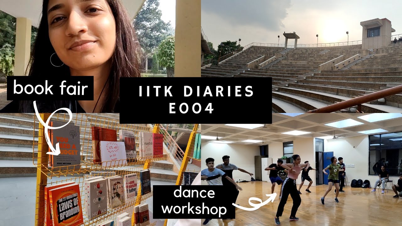 A day in my life at IIT Kanpur book fair, dance puppies