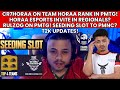 CR7HORAA ON TEAM HORAA RANK IN PMTG? REGIONALS INVITE? RULZOG ON PMTG &amp; T2K UPDATES? SEEDING SLOT?