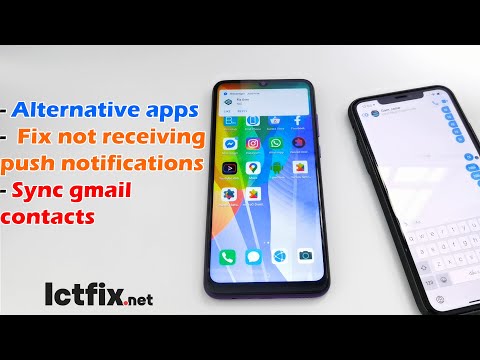 Huawei/Honor Alternative Google Apps | Fix Not Receiving Push Notifications | Sync Gmail contacts