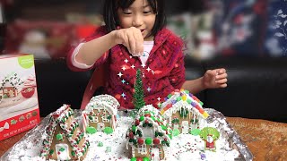 Wilton Gingerbread Mini Village |  Build & Decorate with Sammie