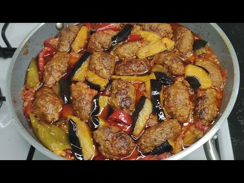 Azıcık Kıymadan Kebap Lezzetinde Patlıcanlı Ana Yemek Tarifi 🤌Tencerede Köfteli Patlıcanlı Yemek Azıcık Kıymadan Kebap Lezzetinde Patlıcanlı Ana Yemek Tarifi 🤌Tencerede Köfteli Patlıcanlı Yemek