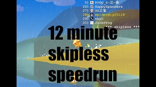 Pogostuck 12 minute skipless speedrun with secret ending