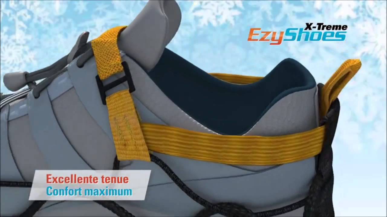 Sur-chaussures Ezyshoes X-Treme antidérapantes pour sols glissants