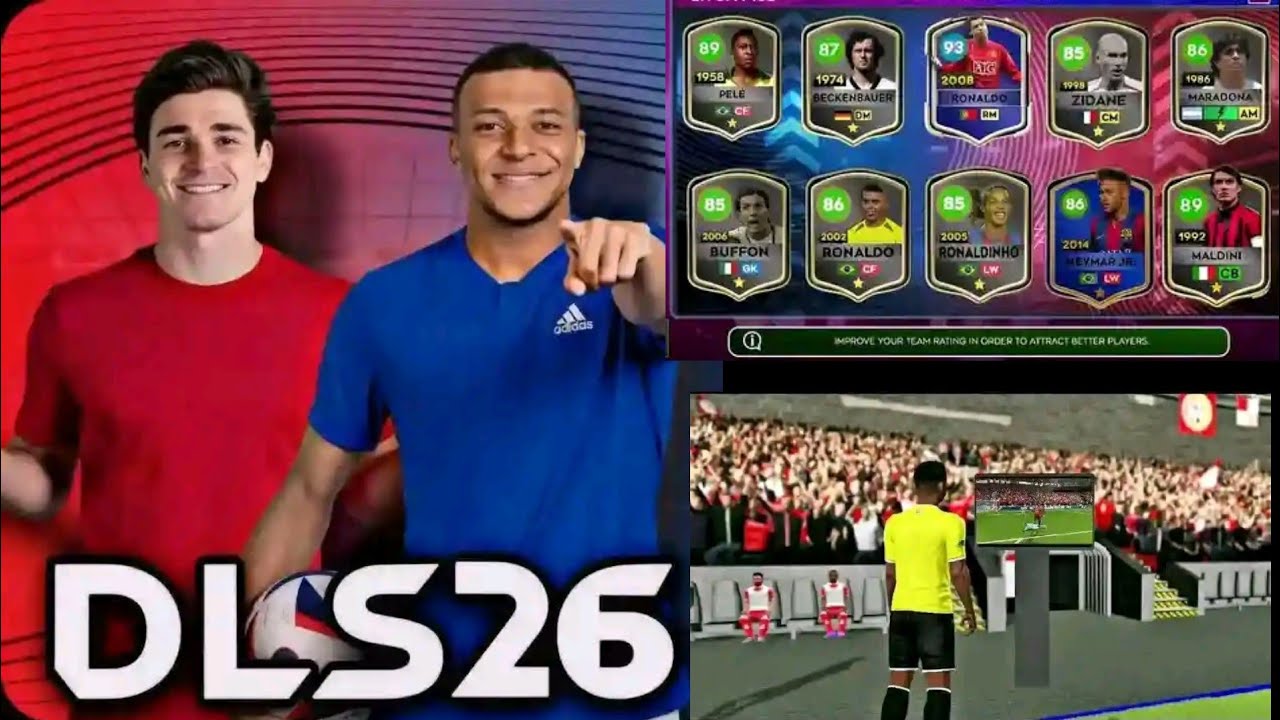 Trailer DLS 26 🏆 || fiturnya semakin keren... 🎖️ || Mirip FC mobile, Football league 26 & free fire 