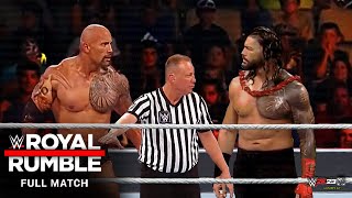 Roman Reigns vs. The Rock: Royal Rumble 2024 - Tables Match
