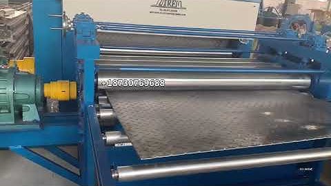 Metal embossing machine/Checker plate embossing machine