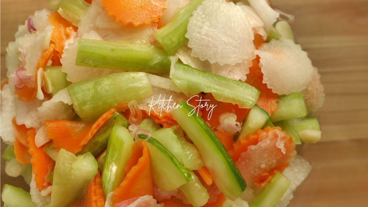 របៀបធ្វើជ្រក់បាយស្រូប [Pickled Vegetable]