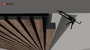 How To Install Acoustic Slat Wall Panel? DECNO