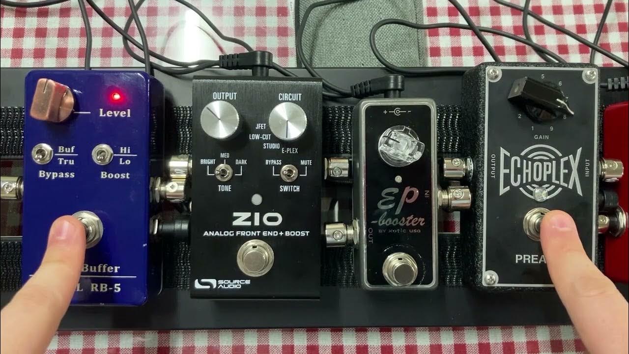 레릭버퍼를 대체할 프리앰프? Echoplex preamp pedal comparison with Acoustic Guitar