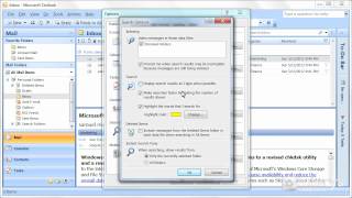 How to configure search function with Outlook 2007? screenshot 5