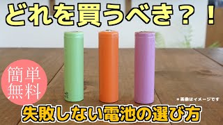 実測値の膨大なデーターベースで比較出来る無料サイトをご紹介 #18650 #リチウムイオン電池